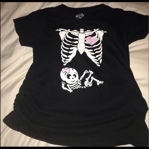 Baby girl skeleton XL Maternity Halloween